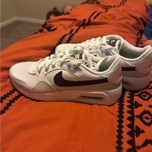Nike White and Black Athletic Shoes